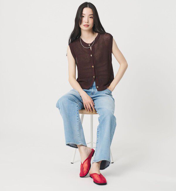 BEAUTY&YOUTH UNITED ARROWS「チュール スライダー サンダル」|サンダル|