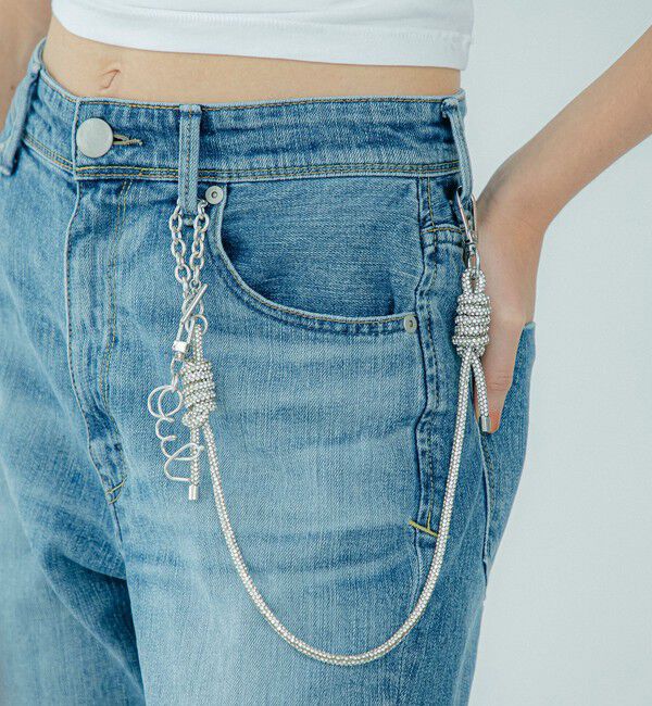 BEAUTY&YOUTH UNITED ARROWS「＜LAPUIS＞Sparkling マルチ チェーン」|キーケース|SILVER