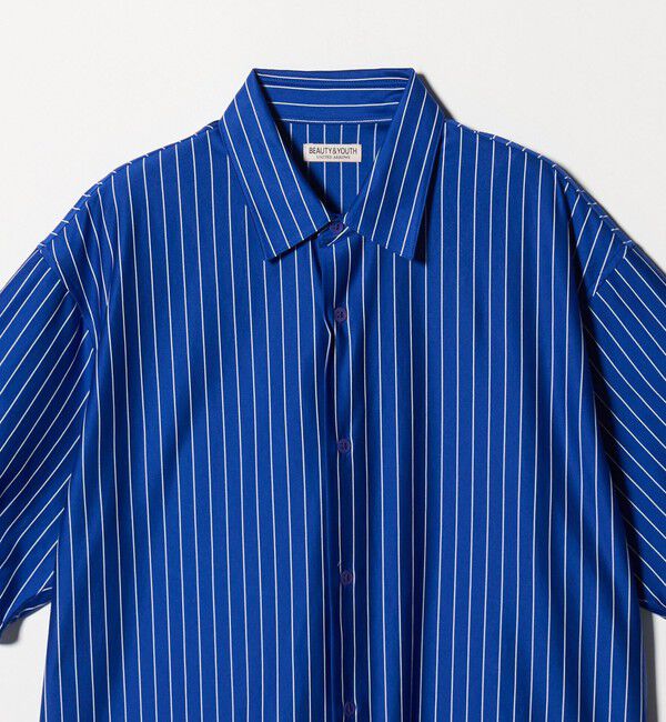 BEAUTY&YOUTH UNITED ARROWS「カネマサ莫大小 ストライプ スクエア フィット レギュラー シャツ」|シャツ・ブラウス|