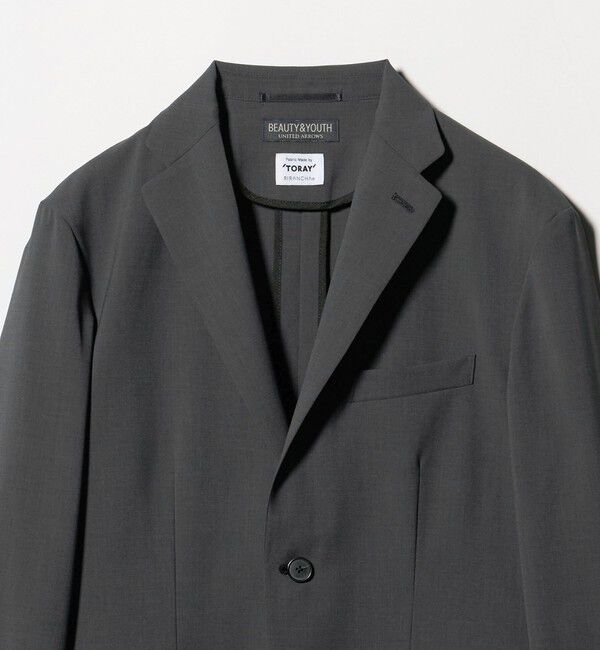 BEAUTY&YOUTH UNITED ARROWS「東レ/TORAY COOL-TEX ジャケット ウォッシャブル 接触冷感 吸水速乾 ストレッチ セットアップ対応可能」|テーラードジャケット|