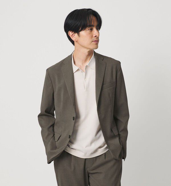 BEAUTY&YOUTH UNITED ARROWS「東レ/TORAY COOL-TEX ジャケット ウォッシャブル 接触冷感 吸水速乾 ストレッチ セットアップ対応可能」|テーラードジャケット|