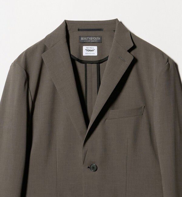 BEAUTY&YOUTH UNITED ARROWS「東レ/TORAY COOL-TEX ジャケット ウォッシャブル 接触冷感 吸水速乾 ストレッチ セットアップ対応可能」|テーラードジャケット|