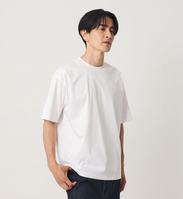 BEAUTY&YOUTH UNITED ARROWS「クール デオドラント クルーネック Tシャツ 接触冷感 抗菌防臭」|Tシャツ・カットソー|