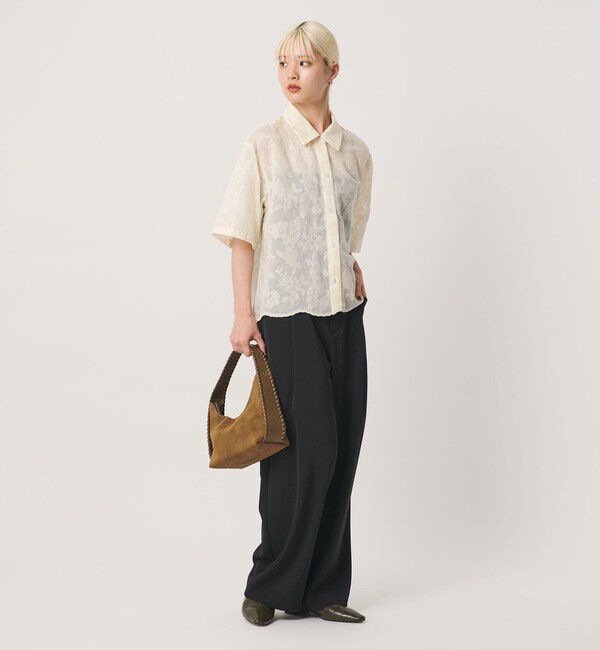 BEAUTY&YOUTH UNITED ARROWS「ポリエステルブレンド バックゴム ワイドパンツ ウォッシャブル 吸水速乾 防シワ」|その他|
