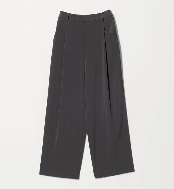 BEAUTY&YOUTH UNITED ARROWS「ポリエステルブレンド バックゴム ワイドパンツ ウォッシャブル 吸水速乾 防シワ」|その他|