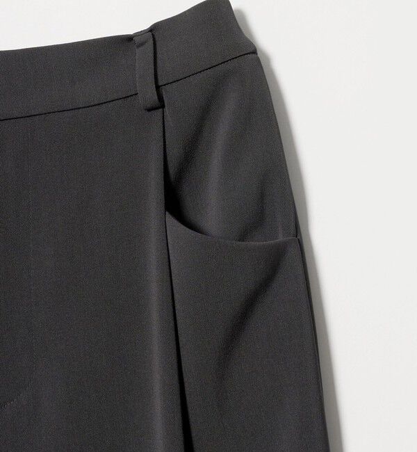 BEAUTY&YOUTH UNITED ARROWS「ポリエステルブレンド バックゴム ワイドパンツ ウォッシャブル 吸水速乾 防シワ」|その他|