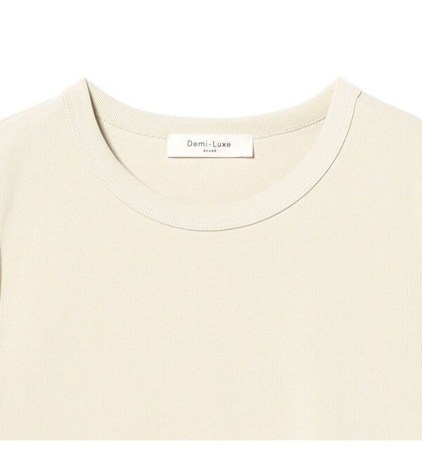 Demi-Luxe BEAMS 「【接触冷感・UVカット】スリット ノースリーブ チュニック」|Tシャツ・カットソー|