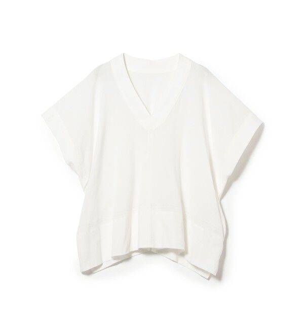 Demi-Luxe BEAMS 「コットン Vネック ブラウス」|シャツ・ブラウス|