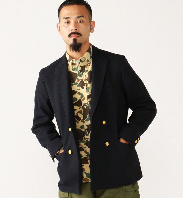 BEAMS PLUS「4B Double Breasted Blazer Wool」|その他|