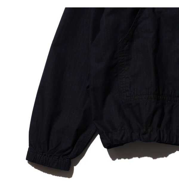 BEAMS「MIL Smock Indigo Rip Stop」|ブルゾン・スタジャン|