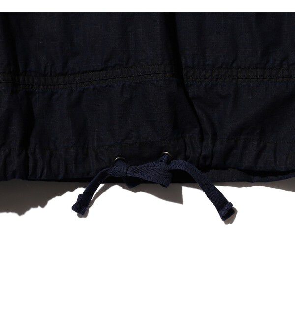 BEAMS「MIL Smock Indigo Rip Stop」|ブルゾン・スタジャン|