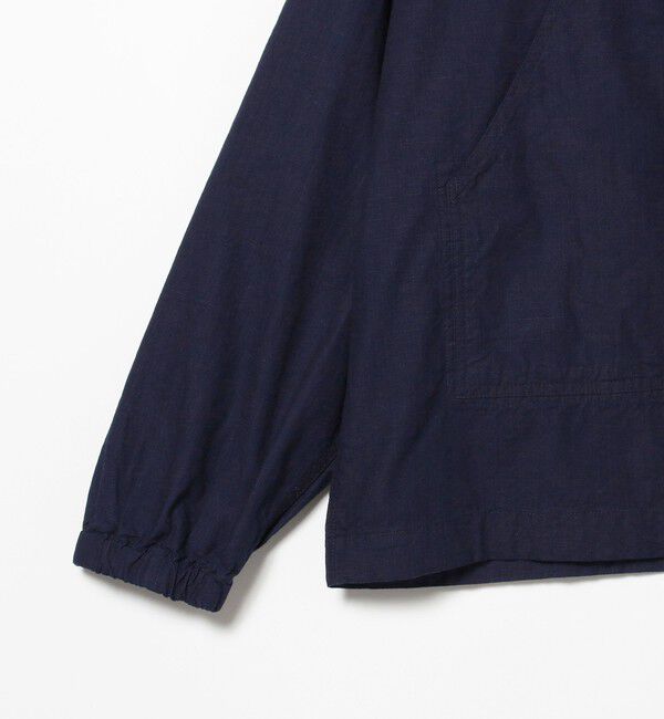 BEAMS「MIL Smock Indigo Rip Stop」|ブルゾン・スタジャン|