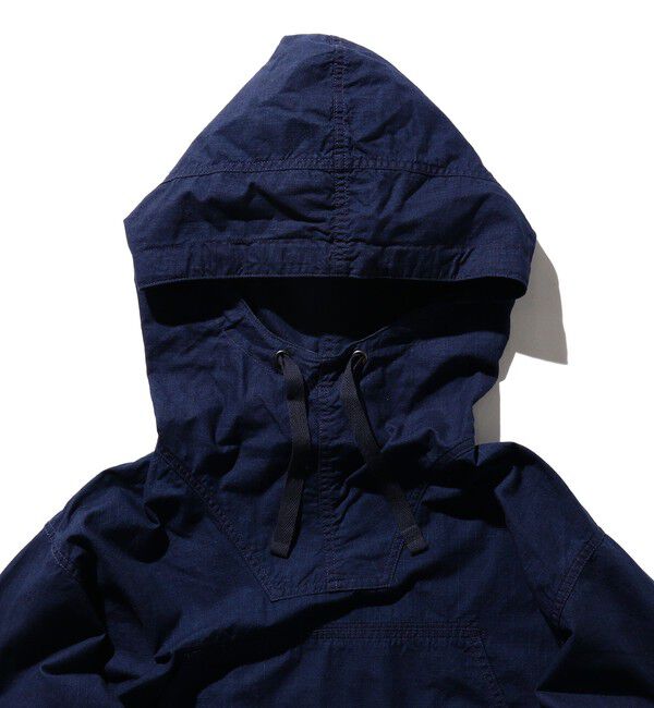 BEAMS「MIL Smock Indigo Rip Stop」|ブルゾン・スタジャン|