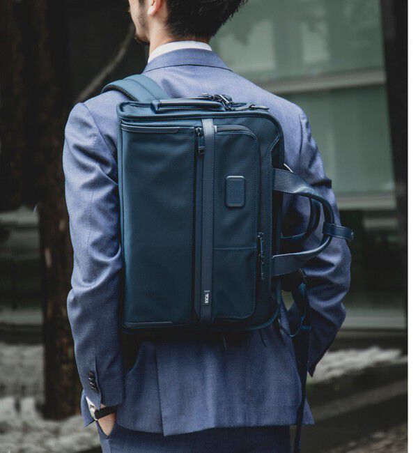 SHIPS「【SHIPS別注】TUMI: 『ALPHA 3』 3WAY スリム ブリーフ」|ビジネスバッグ|