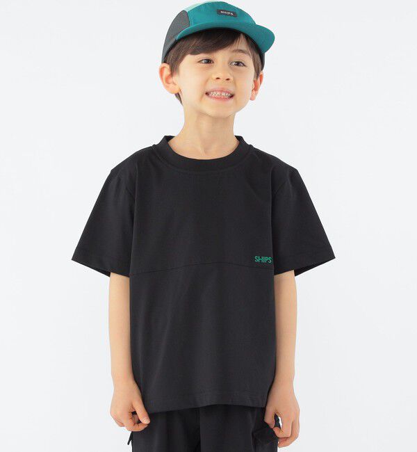 SHIPS KIDS「SHIPS KIDS:100～130cm /〈UVカット/吸水速乾〉ドライタッチ プルオーバー」|Tシャツ・カットソー|