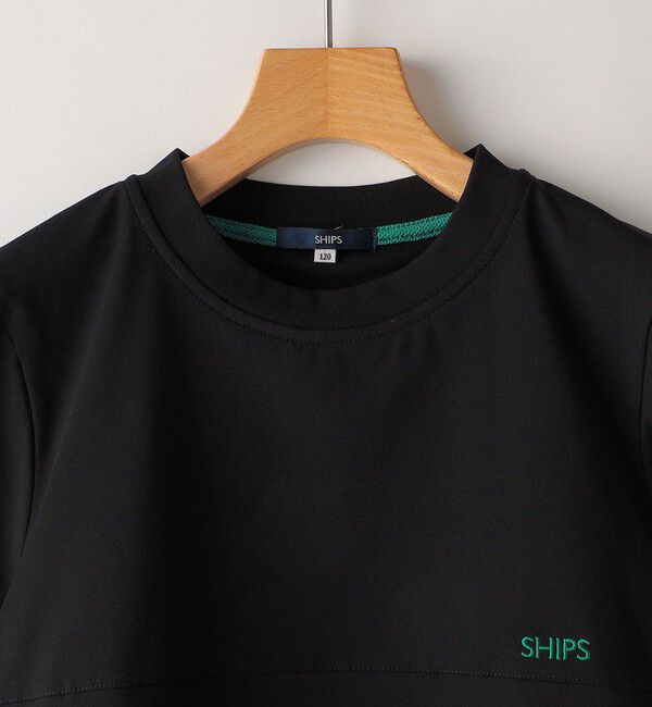 SHIPS KIDS「SHIPS KIDS:100～130cm /〈UVカット/吸水速乾〉ドライタッチ プルオーバー」|Tシャツ・カットソー|
