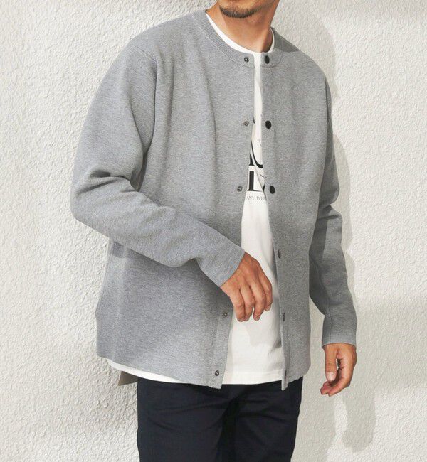 SHIPS any「SHIPS any: 〈手洗い可能〉ミラノリブ クルーネック カーディガン 26SS◇」|カーディガン|グレー