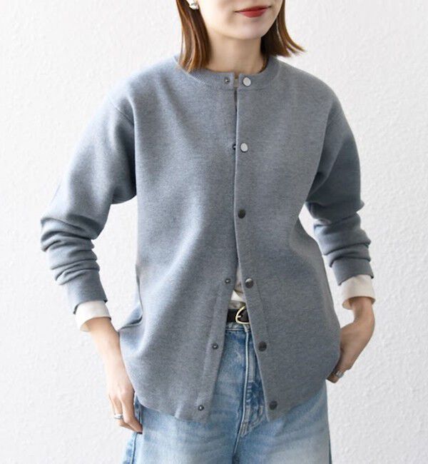 SHIPS any「SHIPS any: 〈手洗い可能〉ミラノリブ クルーネック カーディガン 26SS◇」|カーディガン|