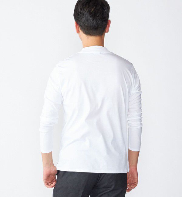 SHIPS「SHIPS: ALBINI モックネック ロングスリーブ Tシャツ」|Tシャツ・カットソー|