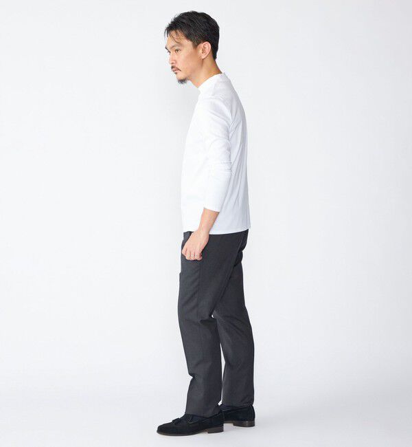SHIPS「SHIPS: ALBINI モックネック ロングスリーブ Tシャツ」|Tシャツ・カットソー|