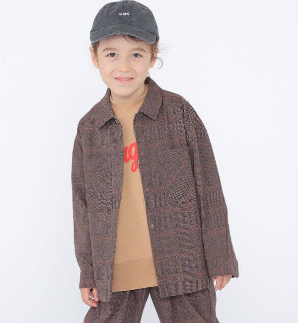 SHIPS KIDS「SHIPS KIDS:100～130cm / チェック シャツ アウター」|その他|