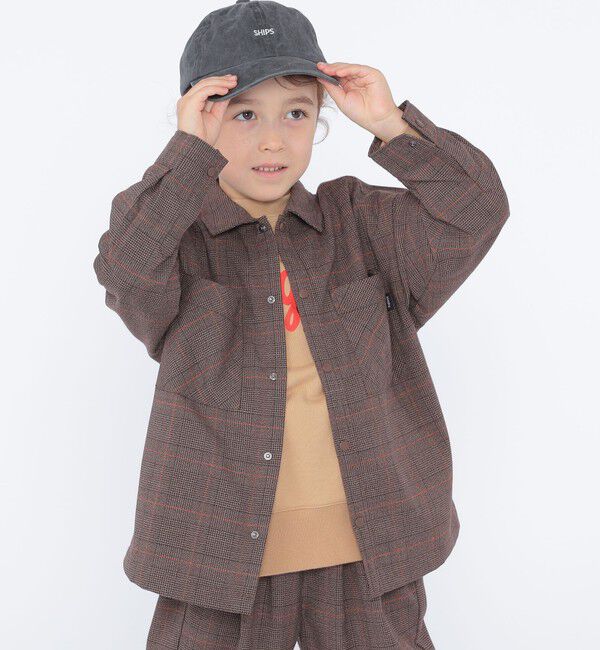 SHIPS KIDS「SHIPS KIDS:100～130cm / チェック シャツ アウター」|その他|