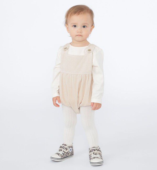 SHIPS KIDS「SHIPS KIDS:80～90cm / コーデュロイ オーバーオール ロンパース」|ロンパース|