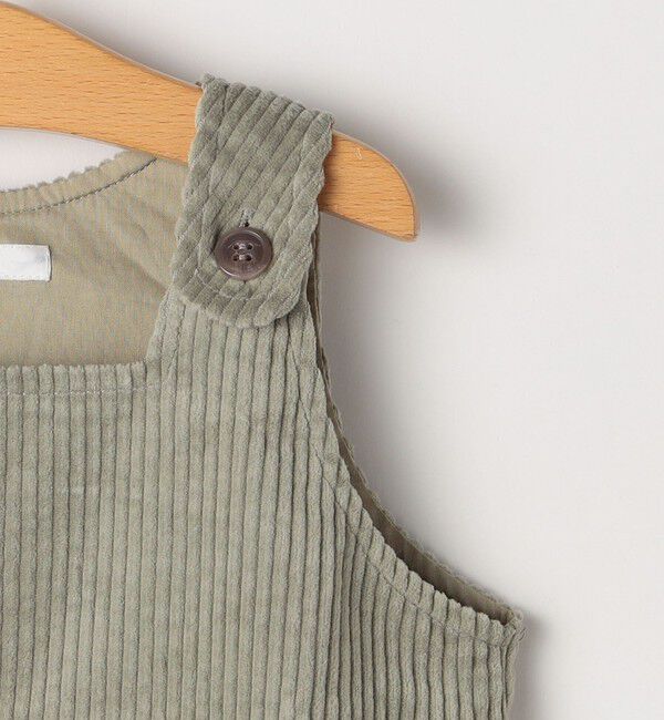 SHIPS KIDS「SHIPS KIDS:80～90cm / コーデュロイ オーバーオール ロンパース」|ロンパース|