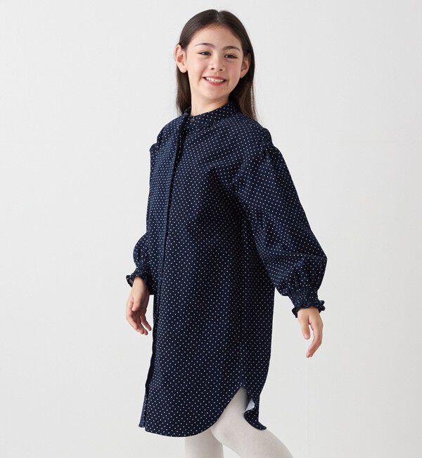 SHIPS any「SHIPS any:〈洗濯機可能〉ウォーム ネル/コーデュロイ シャツ ワンピース <KIDS>」|ワンピース|