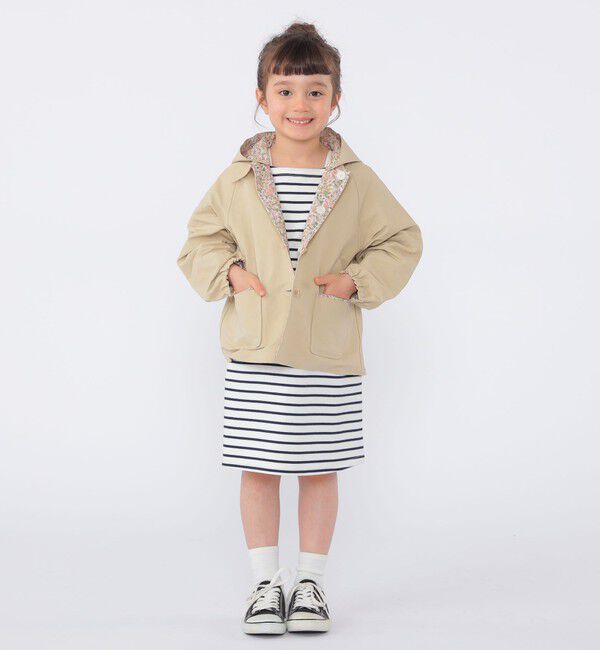 SHIPS KIDS「SHIPS KIDS:100～130cm / リバティ リバーシブル フード コート」|その他|