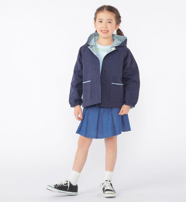 SHIPS KIDS「SHIPS KIDS:100～130cm / リバティ リバーシブル フード コート」|その他|