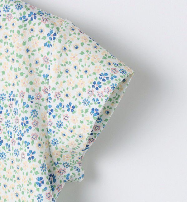 SHIPS KIDS「SHIPS KIDS:100～130cm / フラワー ポロシャツ ワンピース」|ワンピース|