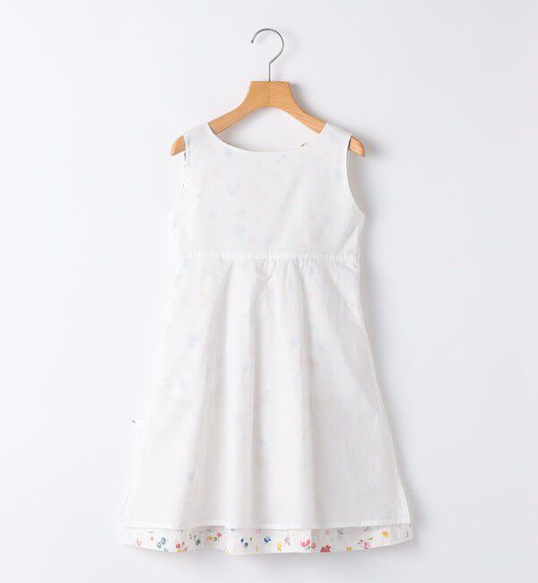 SHIPS KIDS「SHIPS KIDS:140～150cm / ノースリーブ フラワー プリント ワンピース」|ワンピース|