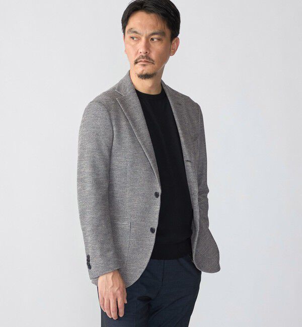 SHIPS「SHIPS:〈接触冷感〉 ICE COTTON クルーネック ショート スリーブ ニット Tシャツ」|ニット・セーター|
