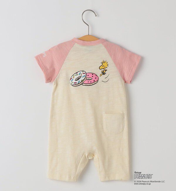 SHIPS KIDS「SHIPS KIDS:70～80cm /PEANUTS スヌーピー プリント ロンパース」|ロンパース|