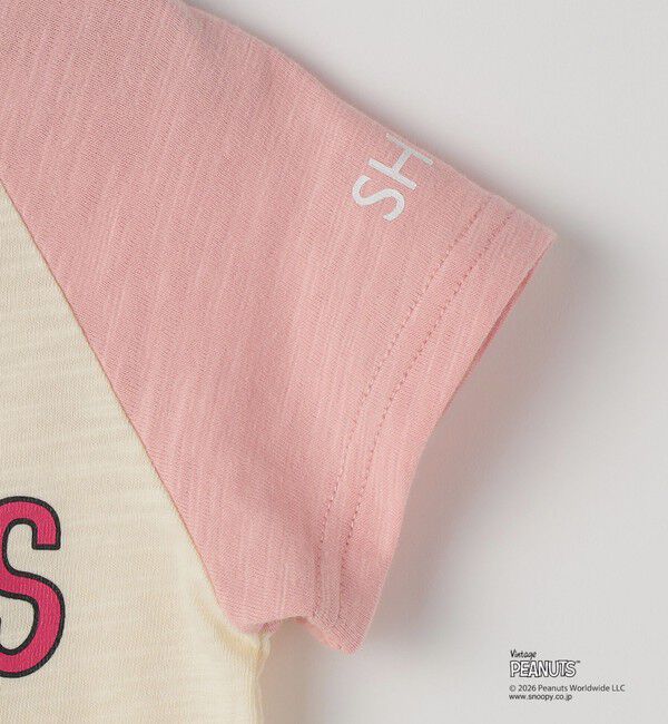 SHIPS KIDS「SHIPS KIDS:70～80cm /PEANUTS スヌーピー プリント ロンパース」|ロンパース|