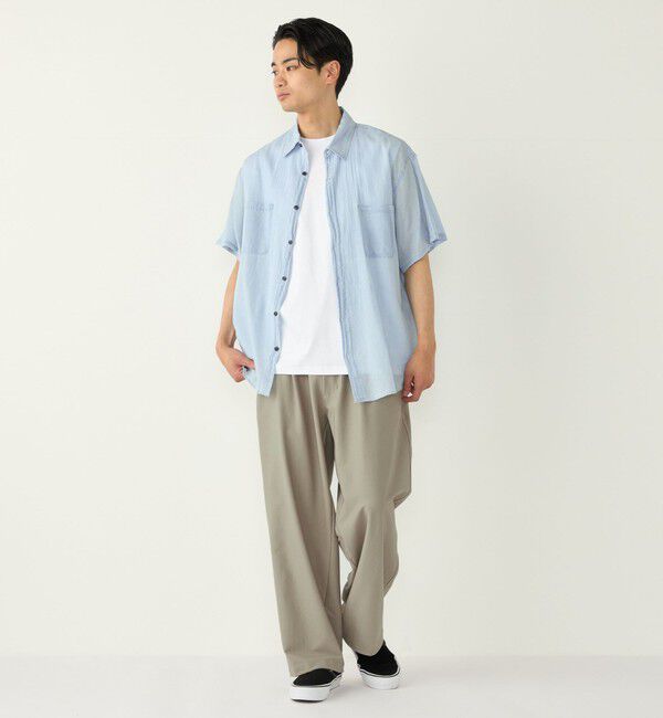 SHIPS Colors 「【WEB限定】SHIPS Colors:〈洗濯機可能〉2WAY ストレッチ イージー ワイド パンツ」|その他|