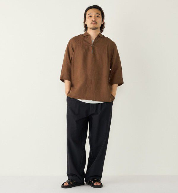 SHIPS Colors 「【WEB限定】SHIPS Colors:〈洗濯機可能〉2WAY ストレッチ イージー ワイド パンツ」|その他|