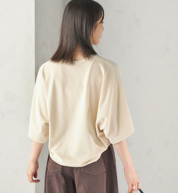 SHIPS for women「【実力派ベーシック】〈接触冷感/UVカット〉マイクロ パイル ドルマンスリーブ プルオーバー」|Tシャツ・カットソー|