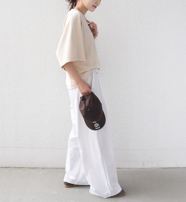 SHIPS for women「【実力派ベーシック】〈接触冷感/UVカット〉マイクロ パイル ドルマンスリーブ プルオーバー」|Tシャツ・カットソー|