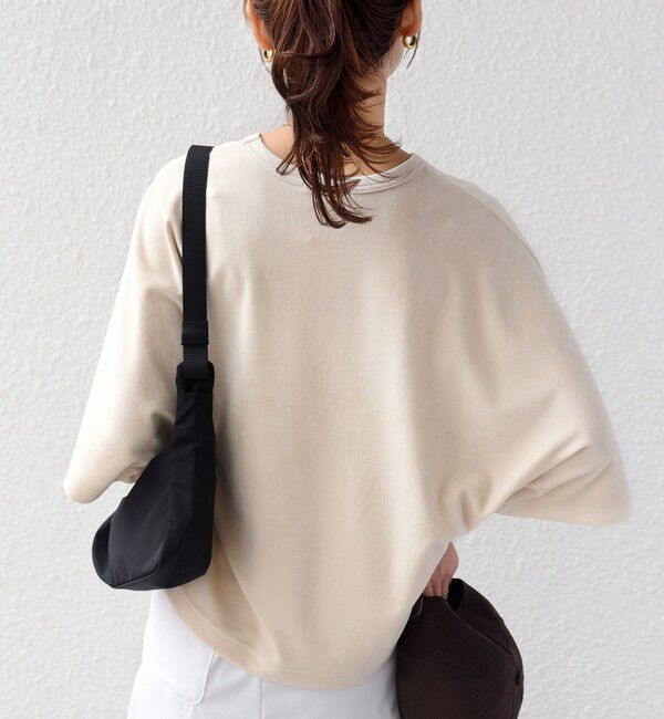 SHIPS for women「【実力派ベーシック】〈接触冷感/UVカット〉マイクロ パイル ドルマンスリーブ プルオーバー」|Tシャツ・カットソー|