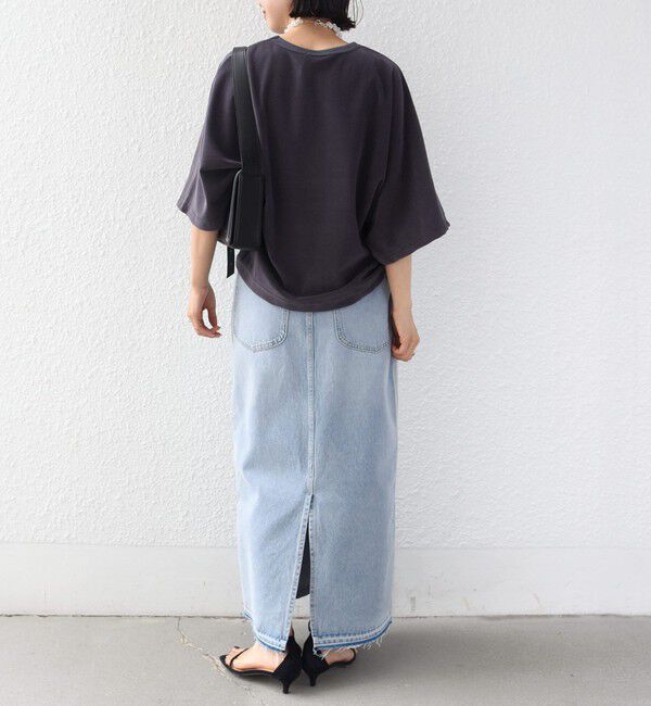 SHIPS for women「【実力派ベーシック】〈接触冷感/UVカット〉マイクロ パイル ドルマンスリーブ プルオーバー」|Tシャツ・カットソー|