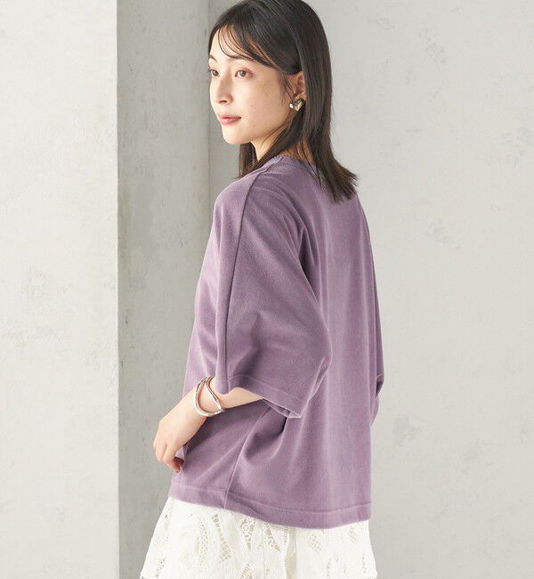 SHIPS for women「【実力派ベーシック】〈接触冷感/UVカット〉マイクロ パイル ドルマンスリーブ プルオーバー」|Tシャツ・カットソー|
