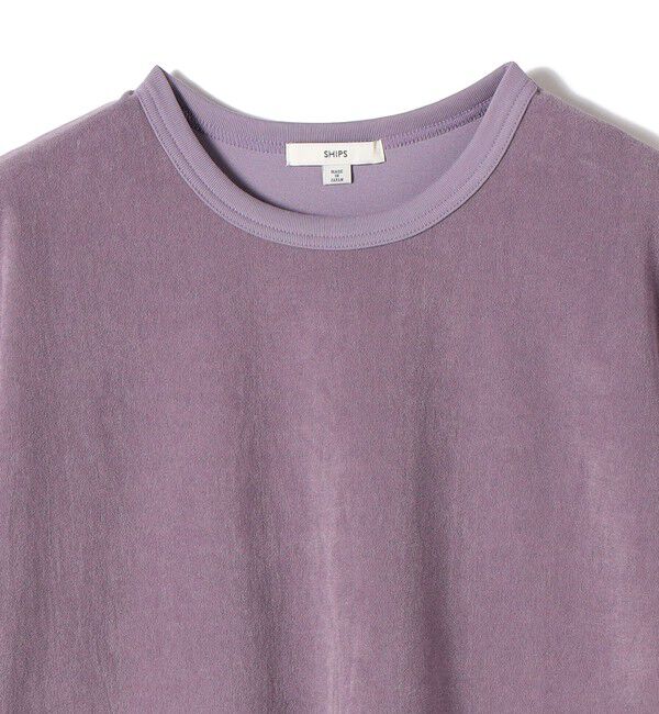 SHIPS for women「【実力派ベーシック】〈接触冷感/UVカット〉マイクロ パイル ドルマンスリーブ プルオーバー」|Tシャツ・カットソー|
