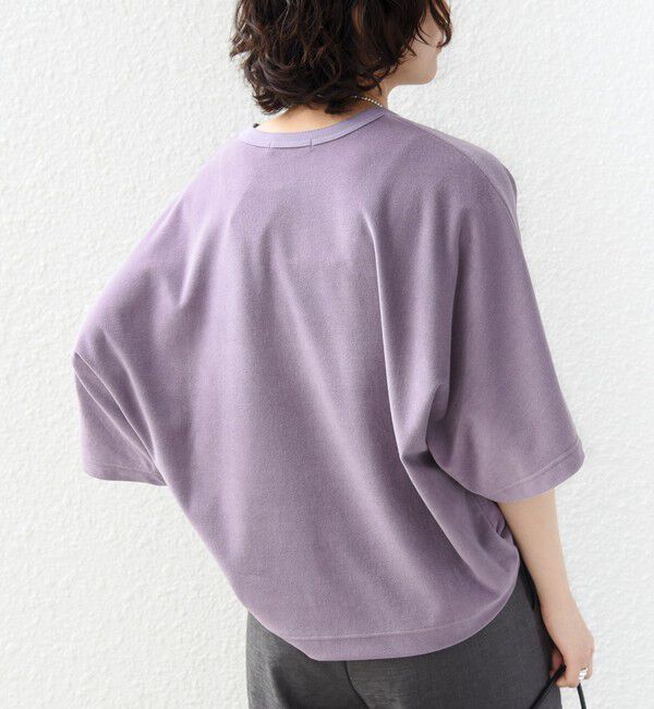SHIPS for women「【実力派ベーシック】〈接触冷感/UVカット〉マイクロ パイル ドルマンスリーブ プルオーバー」|Tシャツ・カットソー|