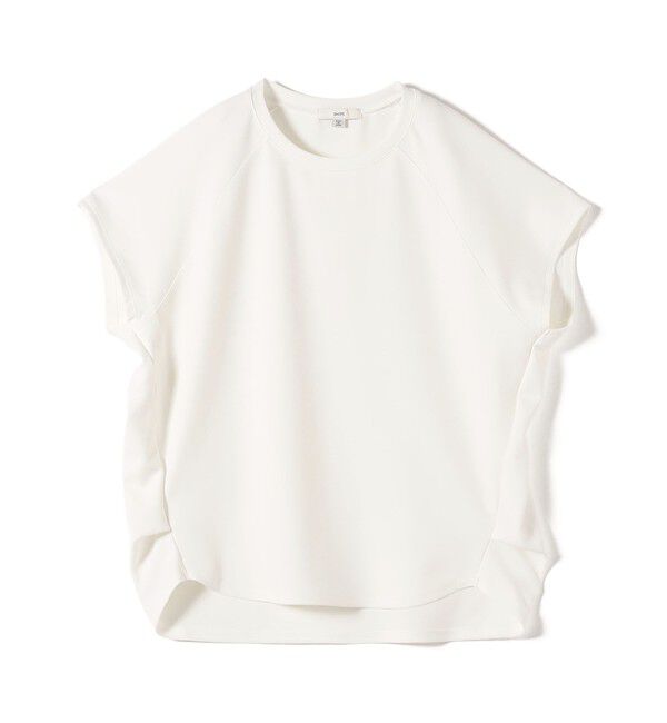SHIPS for women「〈接触冷感/UVカット/吸水速乾〉ジョーゼット サイド タック フォルム スリーブ プルオーバー」|Tシャツ・カットソー|