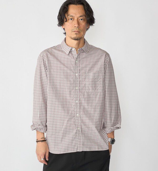 SHIPS「SHIPS:〈MADE IN JAPAN〉レギュラーカラー チェック シャツ」|シャツ・ブラウス|
