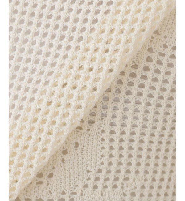 OUTDOOR PRODUCTS Usual Things「クロッシェレーススカラップノースリニット」|ベスト・ジレ|