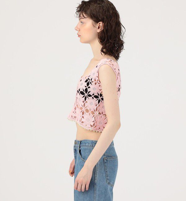 TOMORROWLAND BUYING WEAR「MOZHDEH MATIN FLOWER LACE TOP」|ベスト・ジレ|