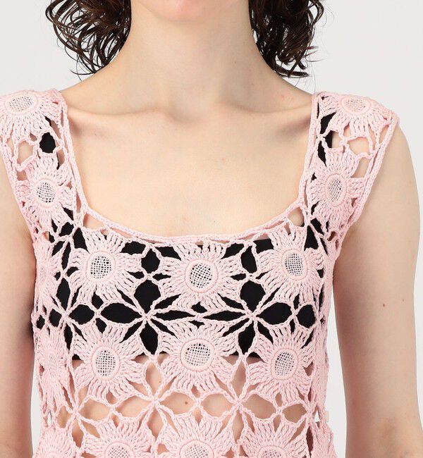 TOMORROWLAND BUYING WEAR「MOZHDEH MATIN FLOWER LACE TOP」|ベスト・ジレ|